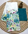 MG 546 Plain Linen Digital Printed Designer Saree Surat Wholesale Market
